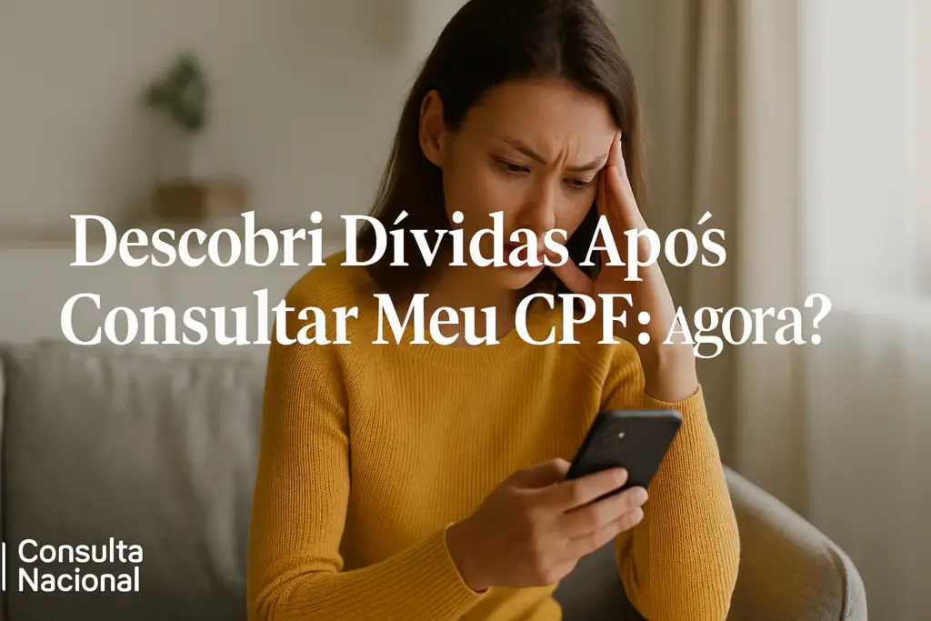 Descobri Dívidas Após Consultar CPF: E Agora? 1 descobrir dividas cpf