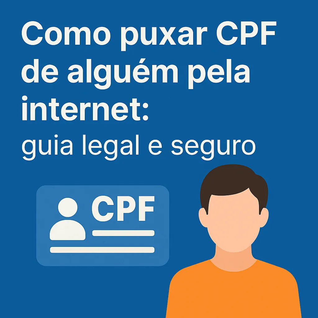 Como puxar CPF de Alguem pela Internet